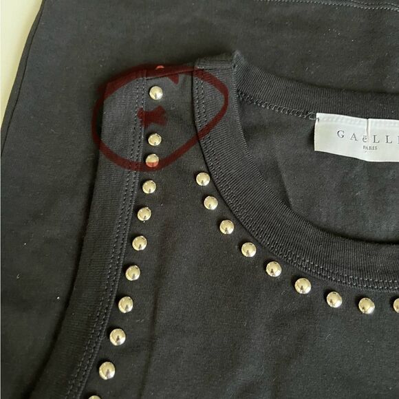 Gaelle Paris Mini Black Party Dress With Cutouts on the Side - Picture 14 of 14